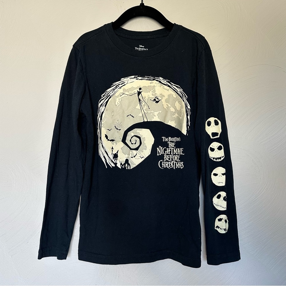 Disney Tim Burton Nightmare Before Christmas Long Sleeve Tee